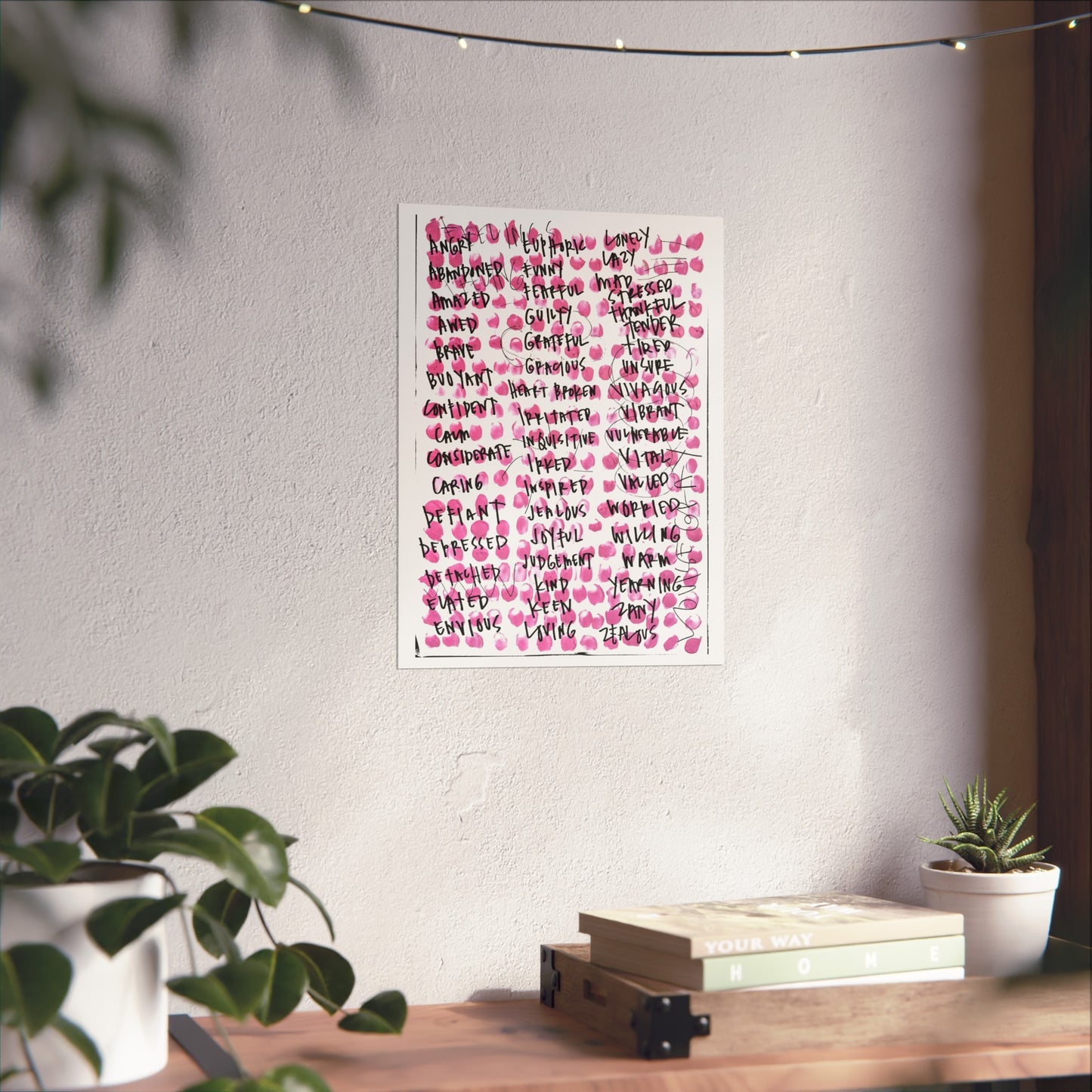 "Fingerprints and Feelings" Fine Art Poster