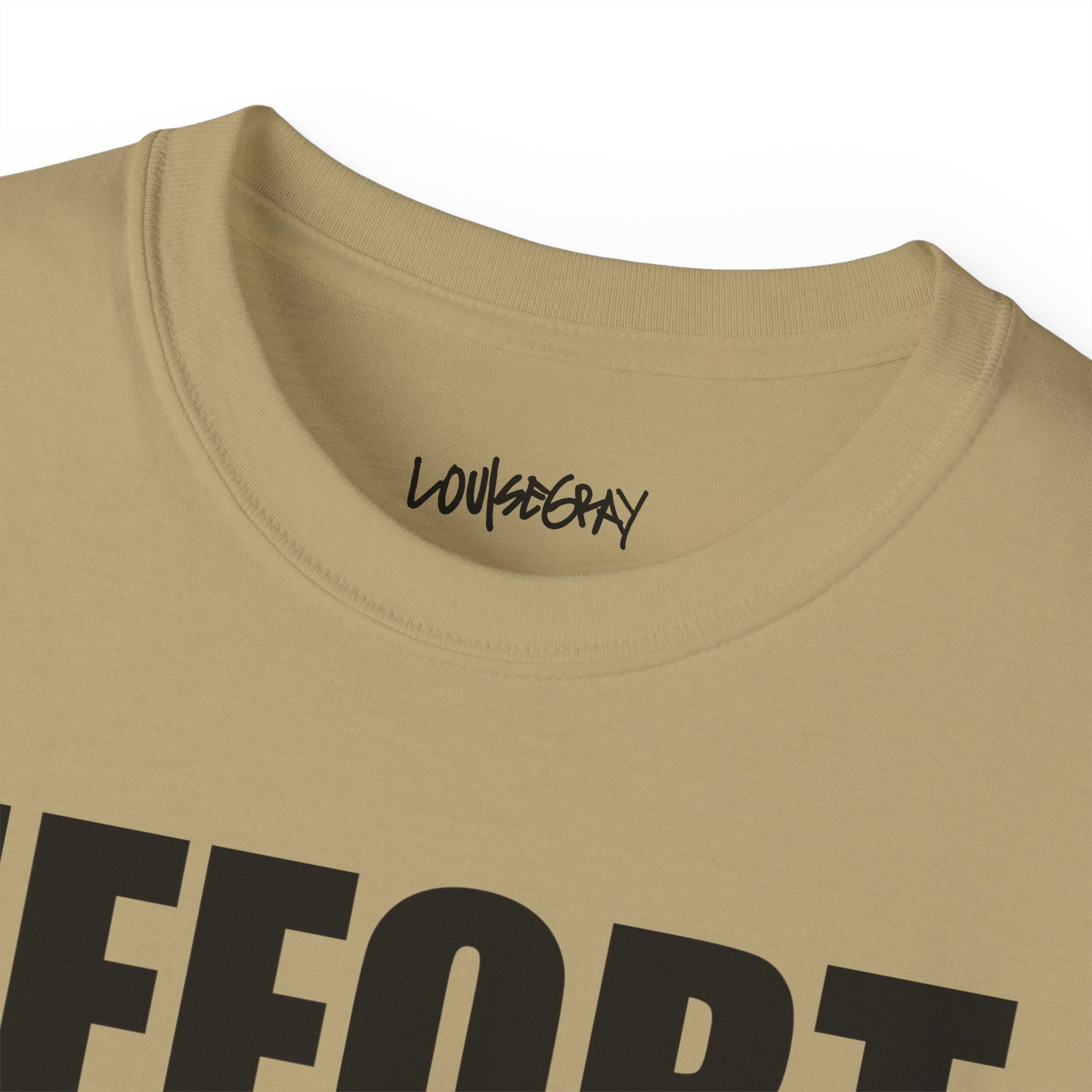 EFFORT IS THE FUTURE Ultra Cotton Slogan Tee