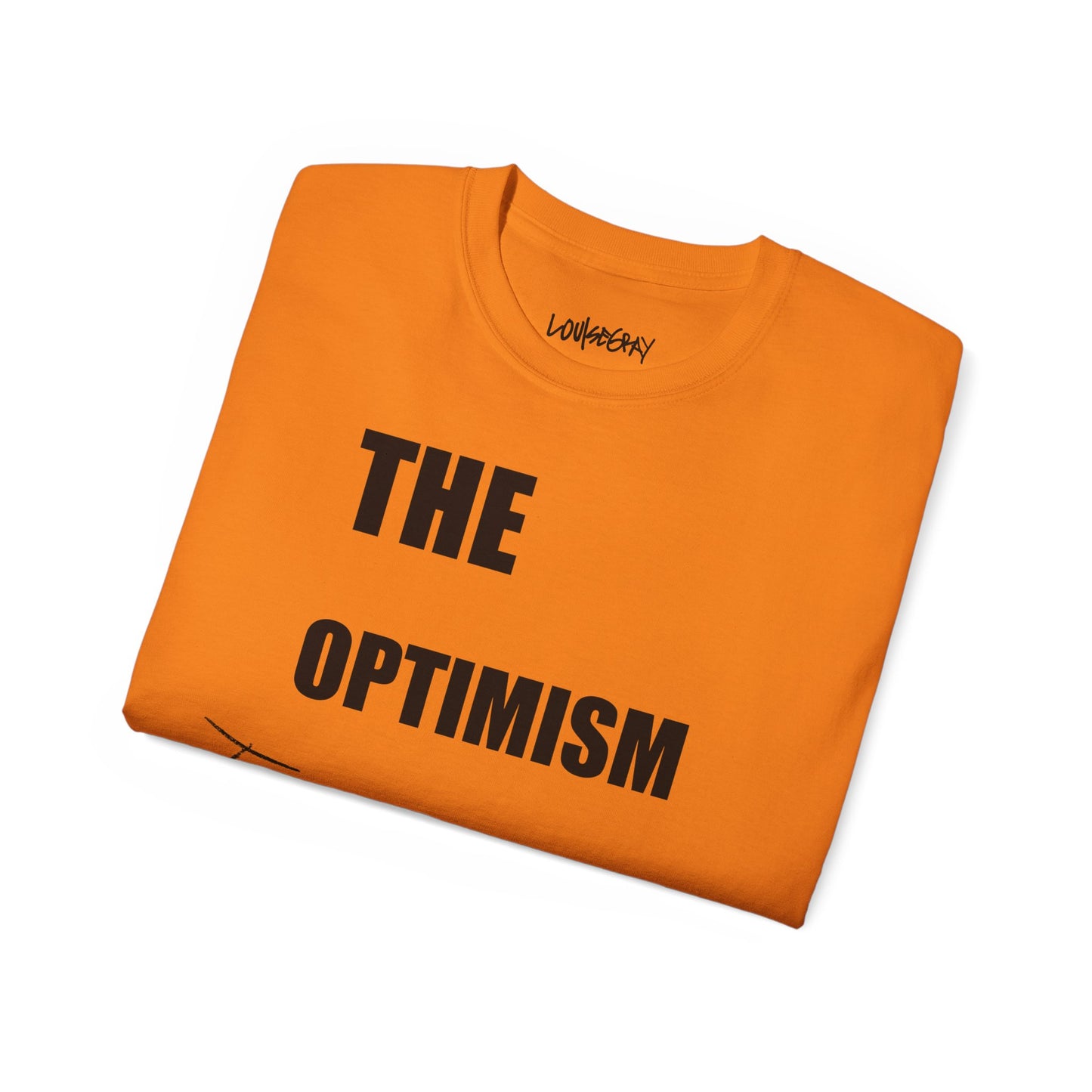 THE OPTIMISM OF IDEAS Ultra Cotton Slogan Tee