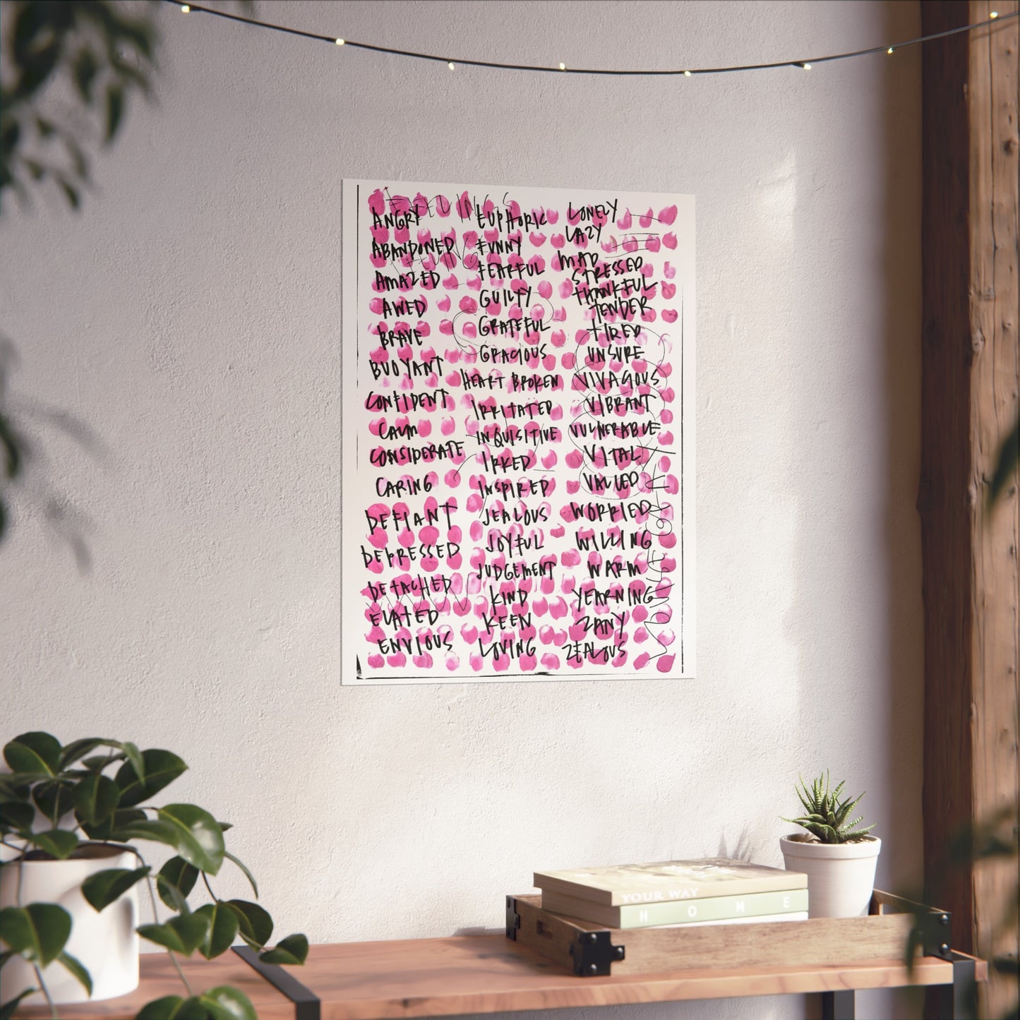 "Fingerprints and Feelings" Fine Art Poster