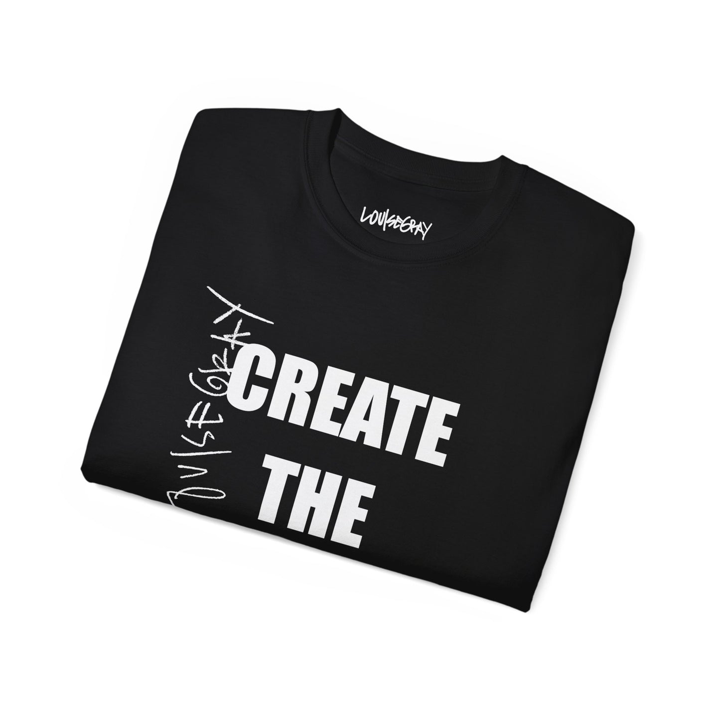 CREATE THE REVOLUTION WE NEED Ultra Cotton Slogan Tee