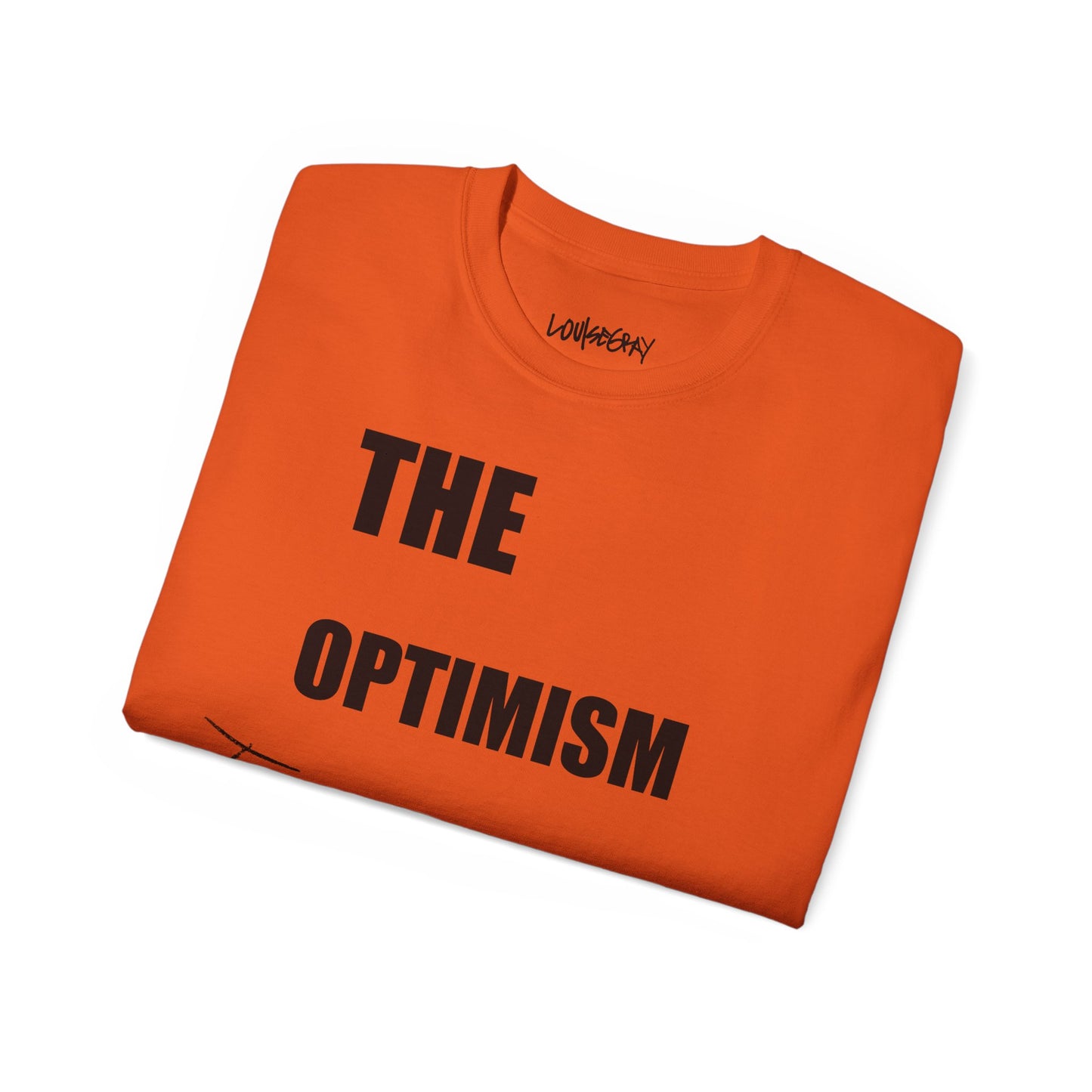 THE OPTIMISM OF IDEAS Ultra Cotton Slogan Tee