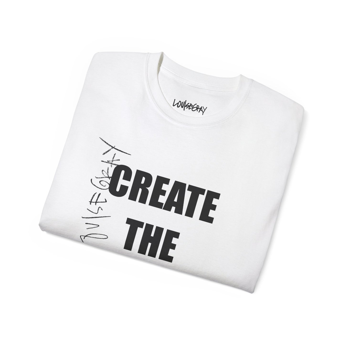 CREATE THE REVOLUTION WE NEED Ultra Cotton Slogan Tee