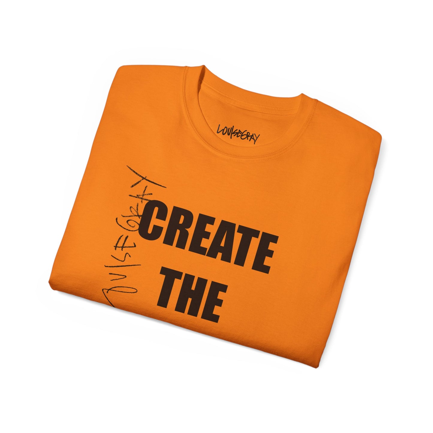 CREATE THE REVOLUTION WE NEED Ultra Cotton Slogan Tee