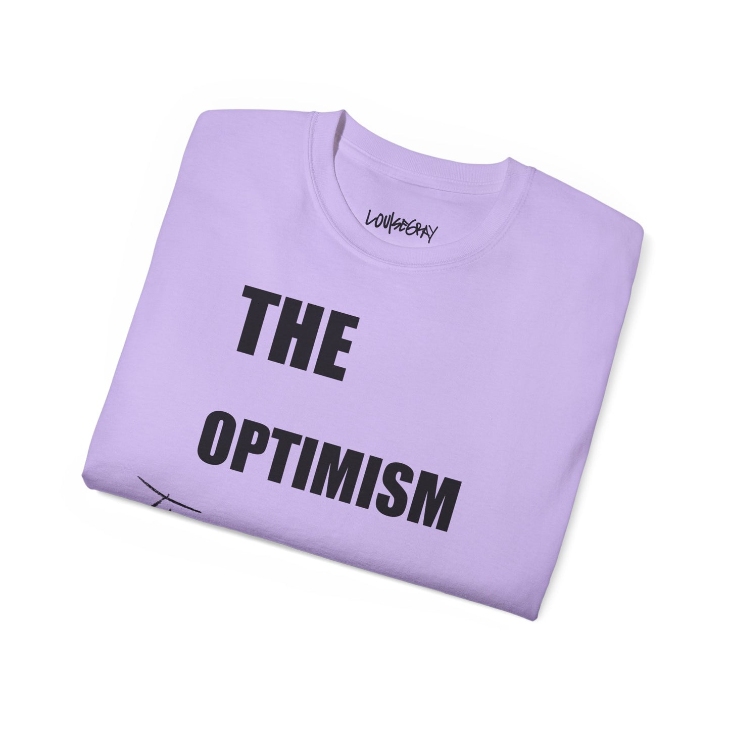 THE OPTIMISM OF IDEAS Ultra Cotton Slogan Tee