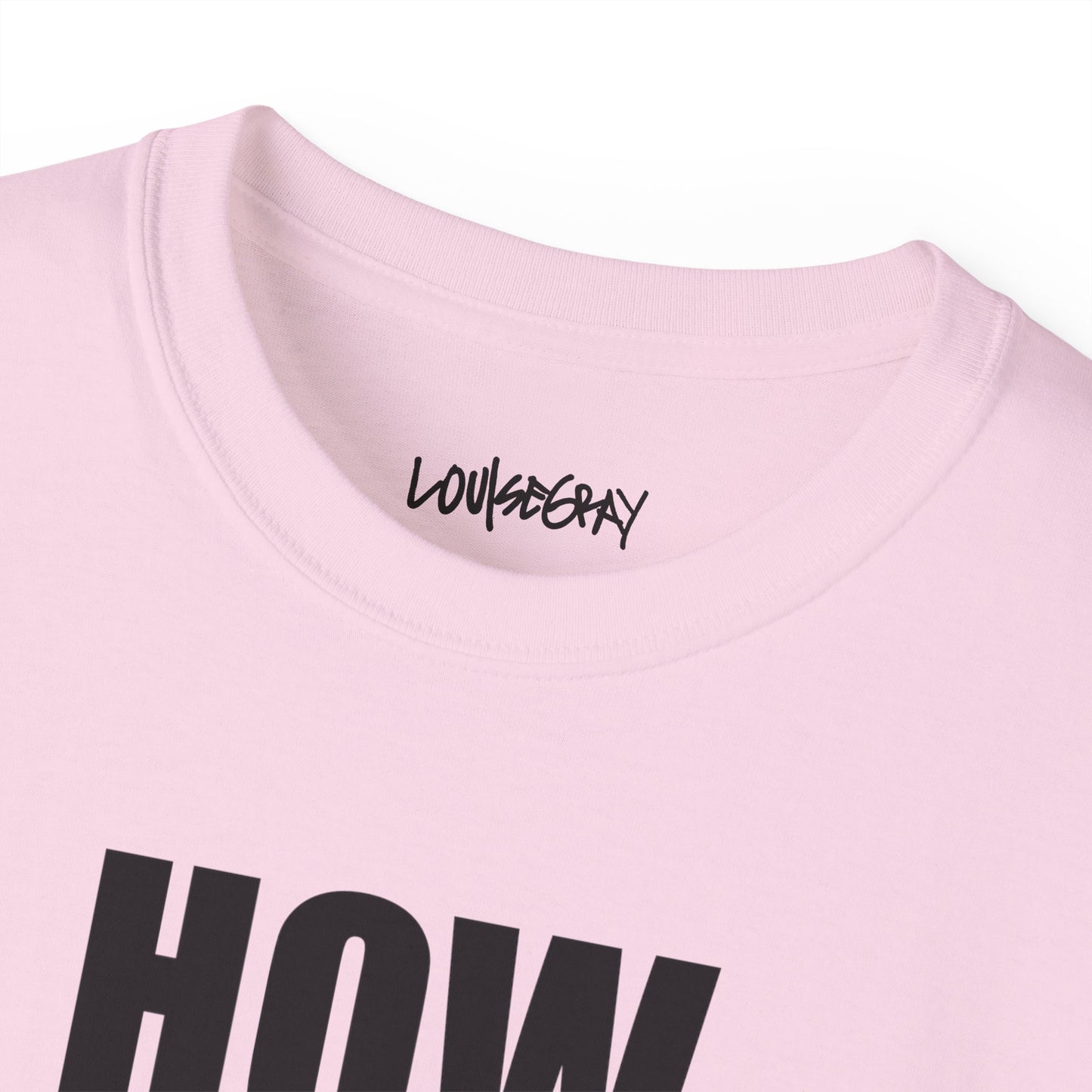 HOW YOU ACT HAS POWER Ultra Cotton Slogan Tee