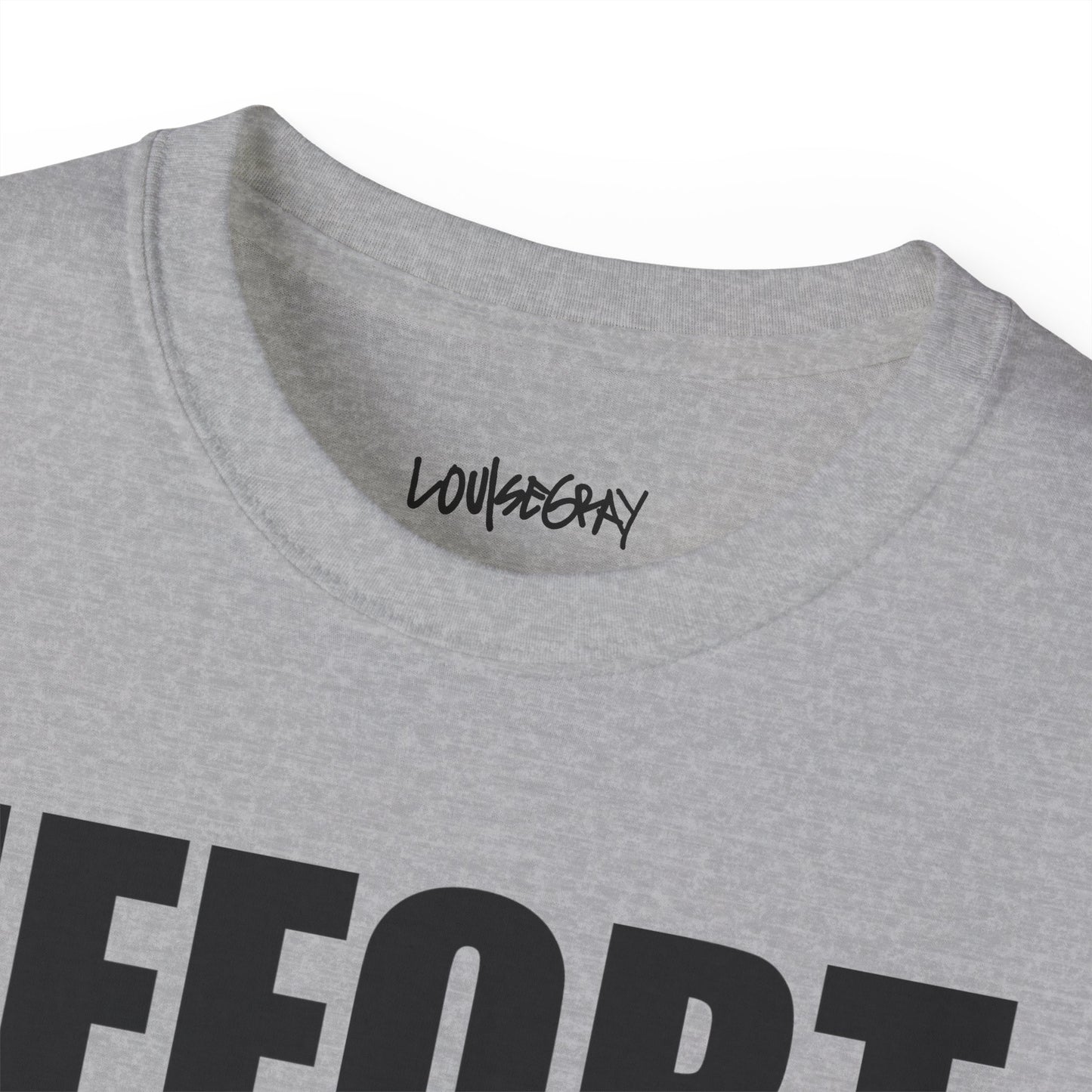 EFFORT IS THE FUTURE Ultra Cotton Slogan Tee