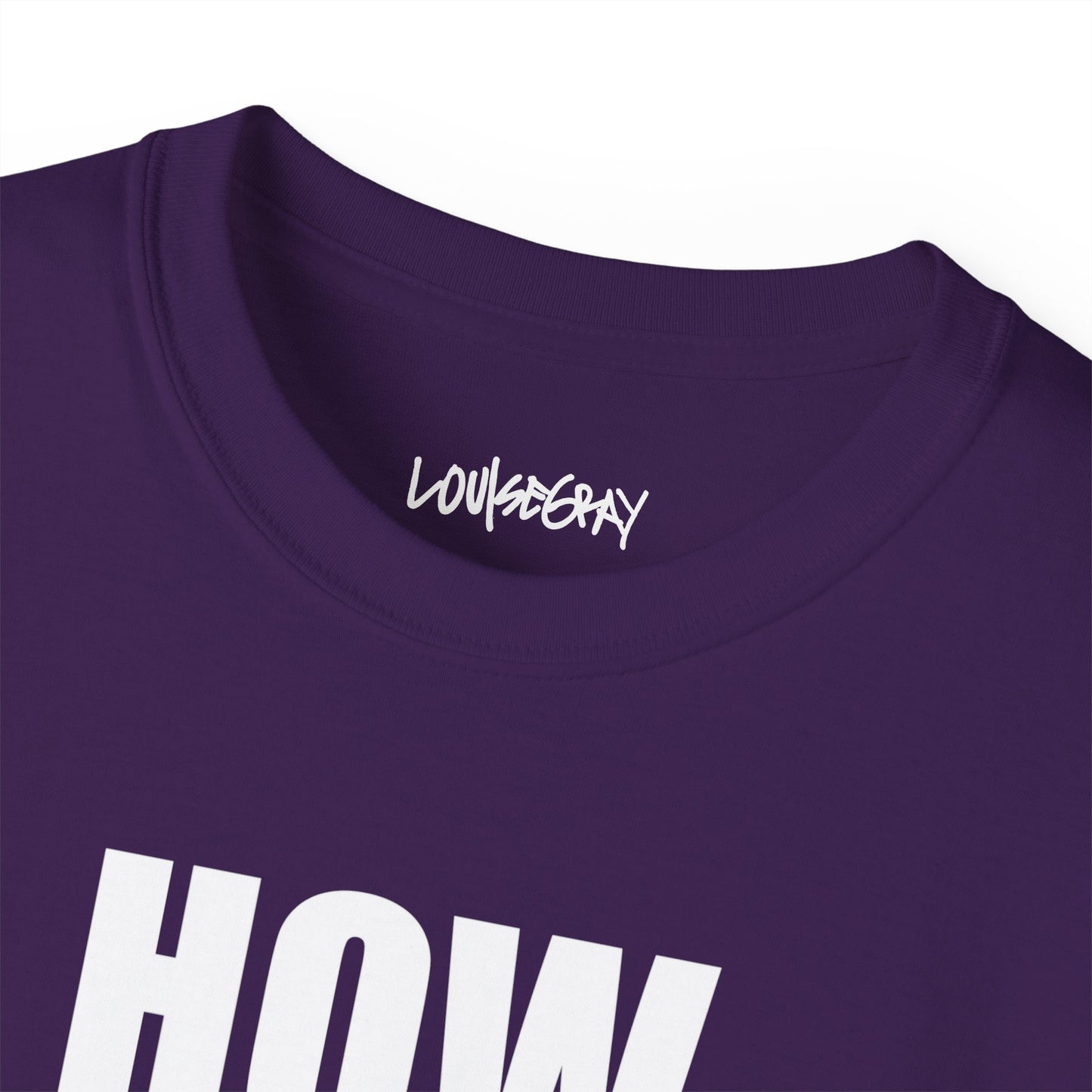 HOW YOU ACT HAS POWER Ultra Cotton Slogan Tee