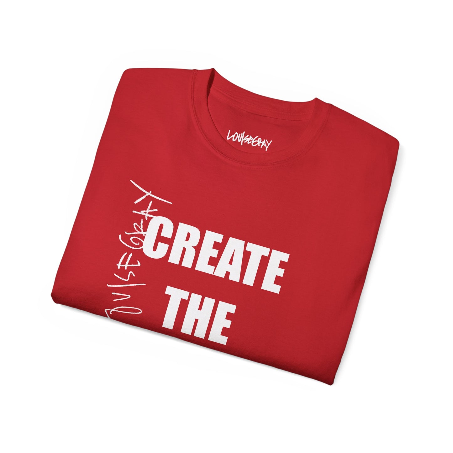 CREATE THE REVOLUTION WE NEED Ultra Cotton Slogan Tee