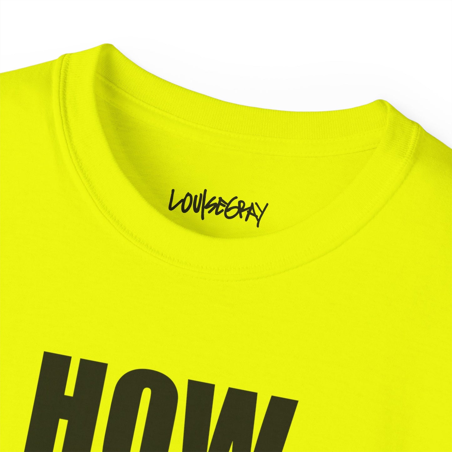 HOW YOU ACT HAS POWER Ultra Cotton Slogan Tee