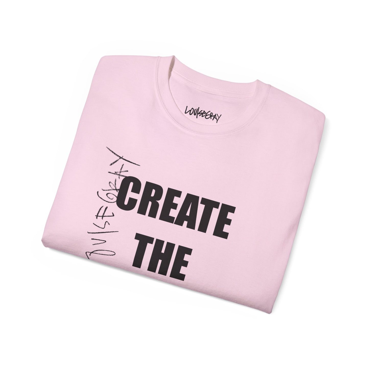 CREATE THE REVOLUTION WE NEED Ultra Cotton Slogan Tee
