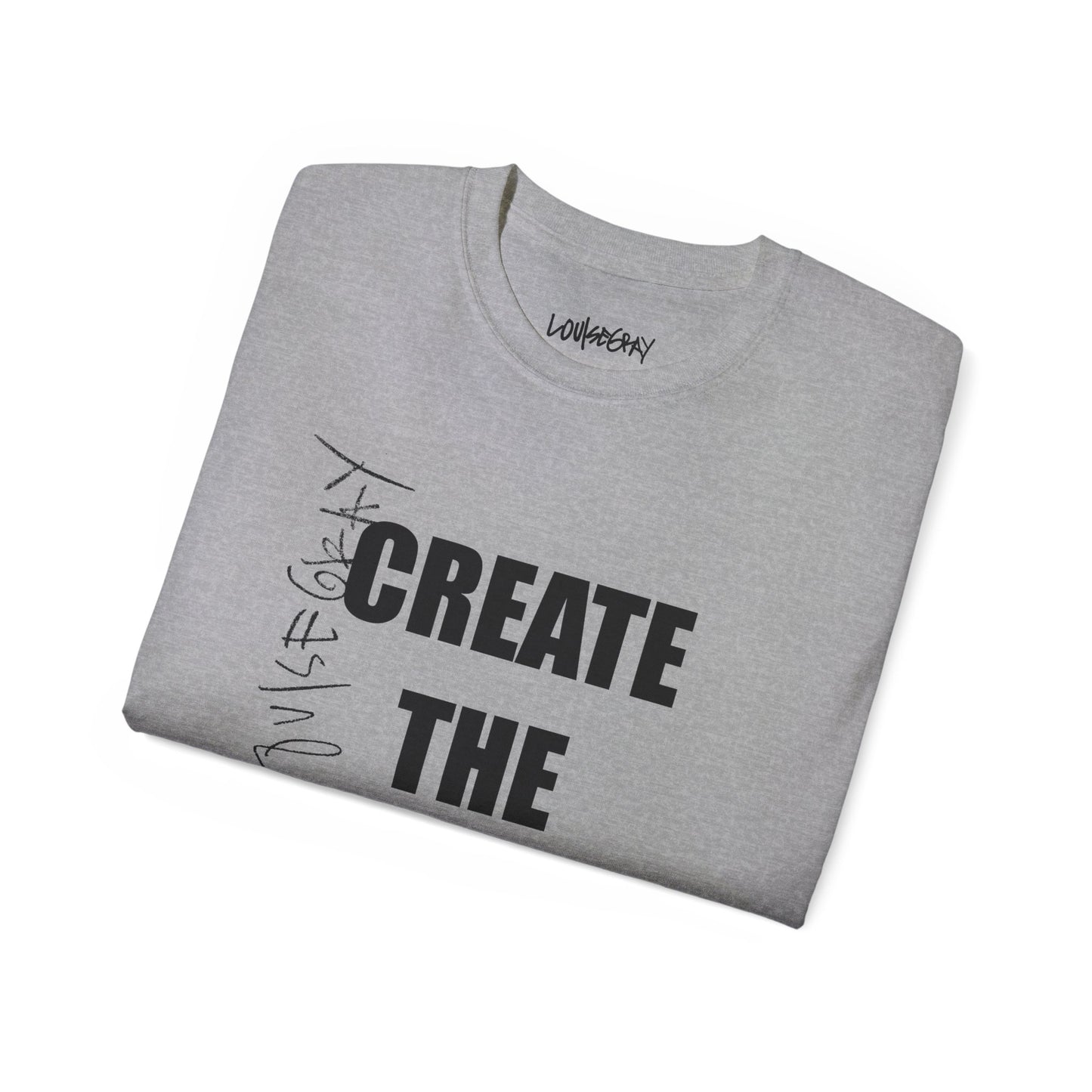 CREATE THE REVOLUTION WE NEED Ultra Cotton Slogan Tee
