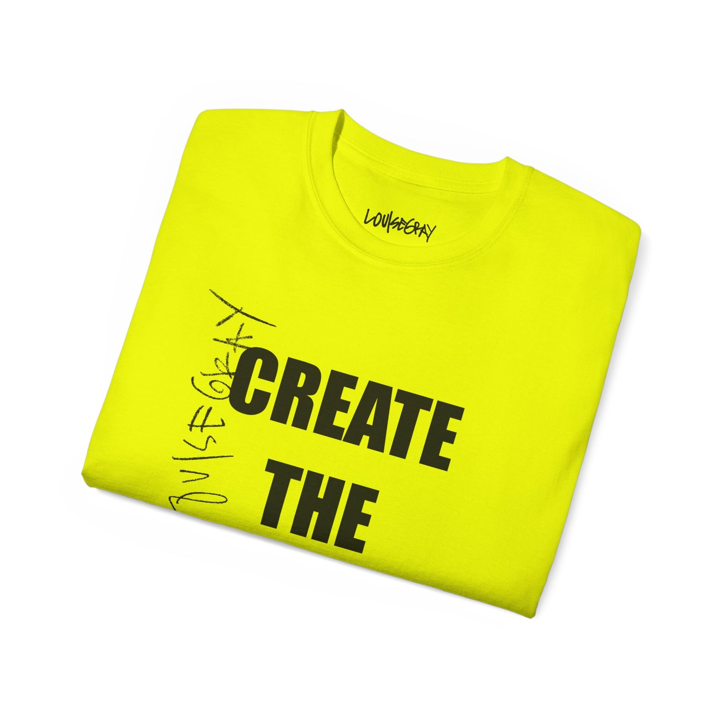 CREATE THE REVOLUTION WE NEED Ultra Cotton Slogan Tee
