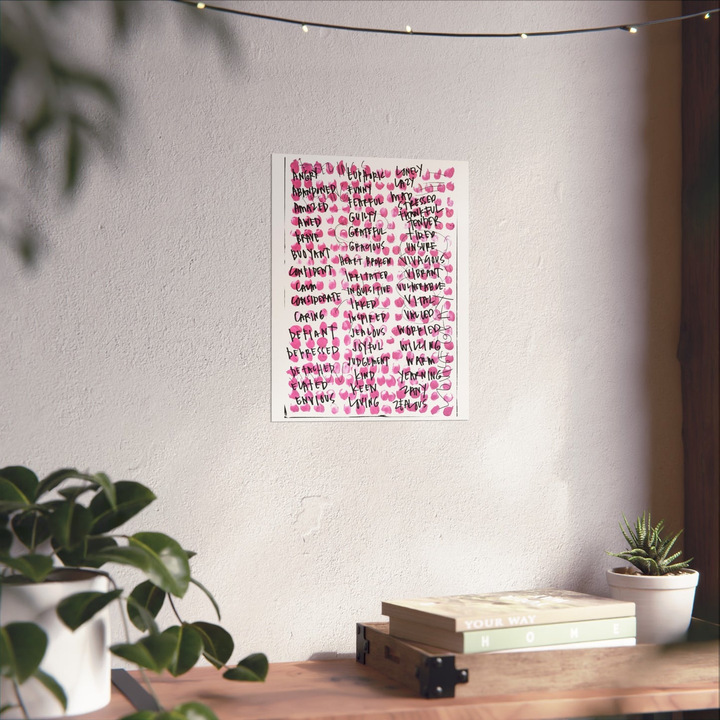 "Fingerprints and Feelings" Fine Art Poster