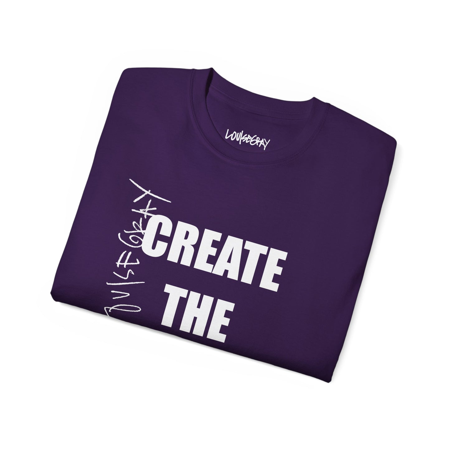 CREATE THE REVOLUTION WE NEED Ultra Cotton Slogan Tee