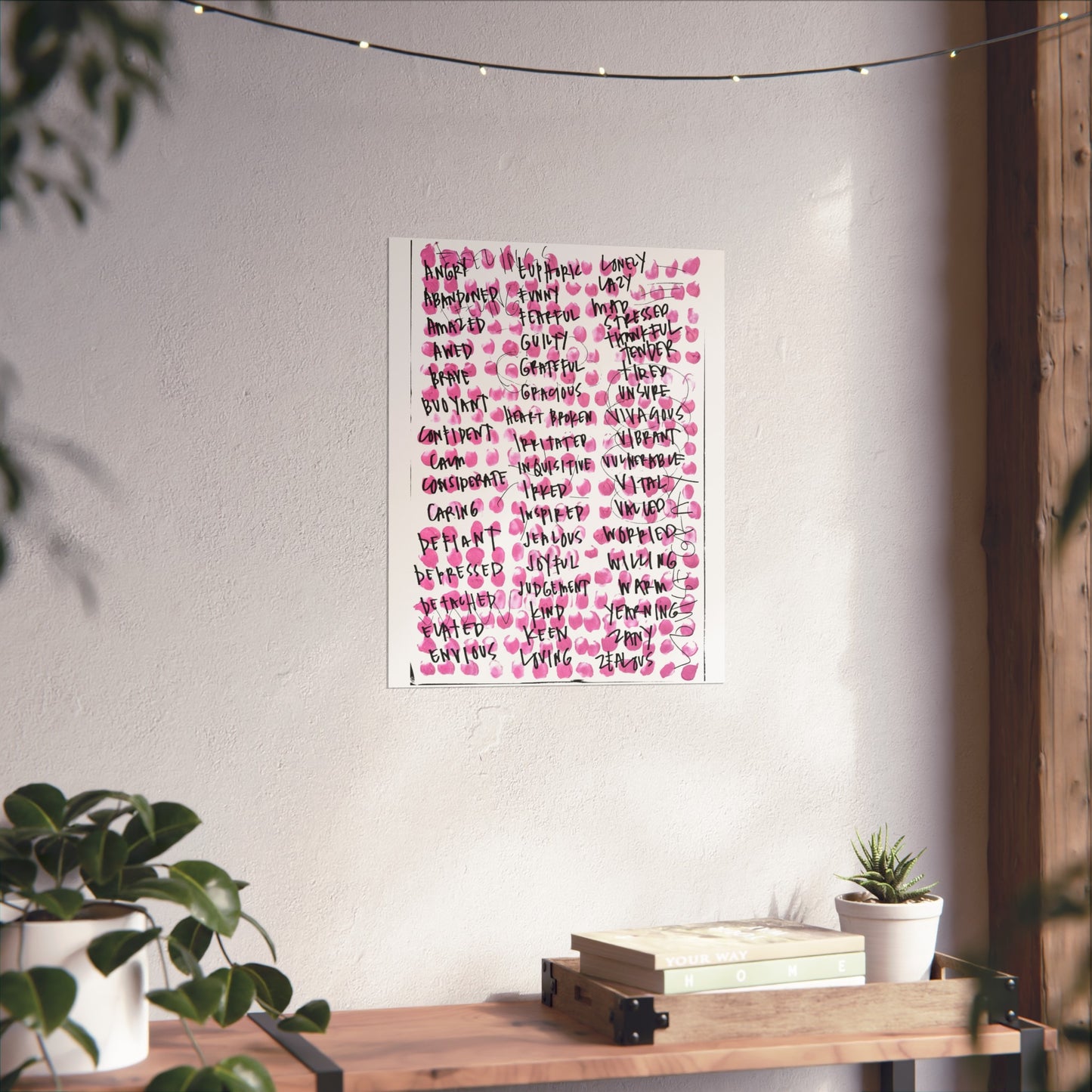 "Fingerprints and Feelings" Fine Art Poster
