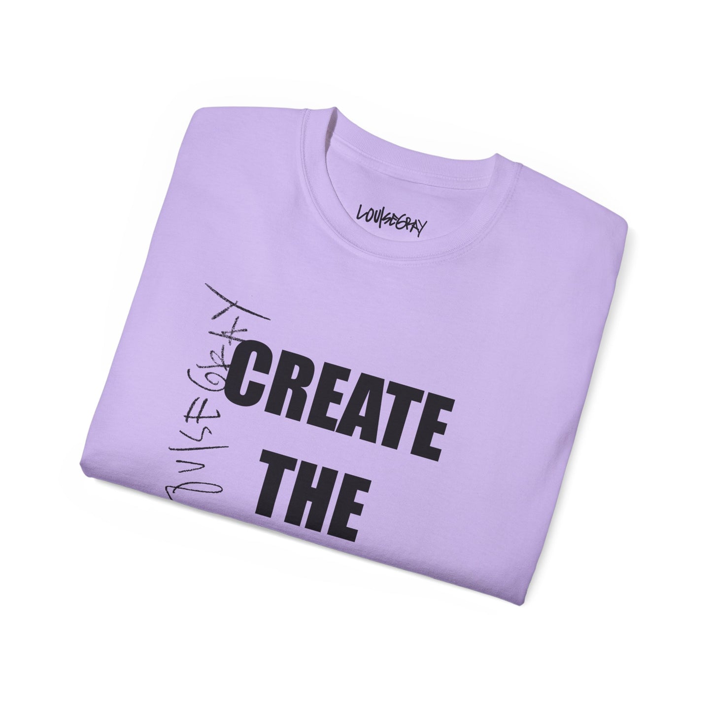 CREATE THE REVOLUTION WE NEED Ultra Cotton Slogan Tee