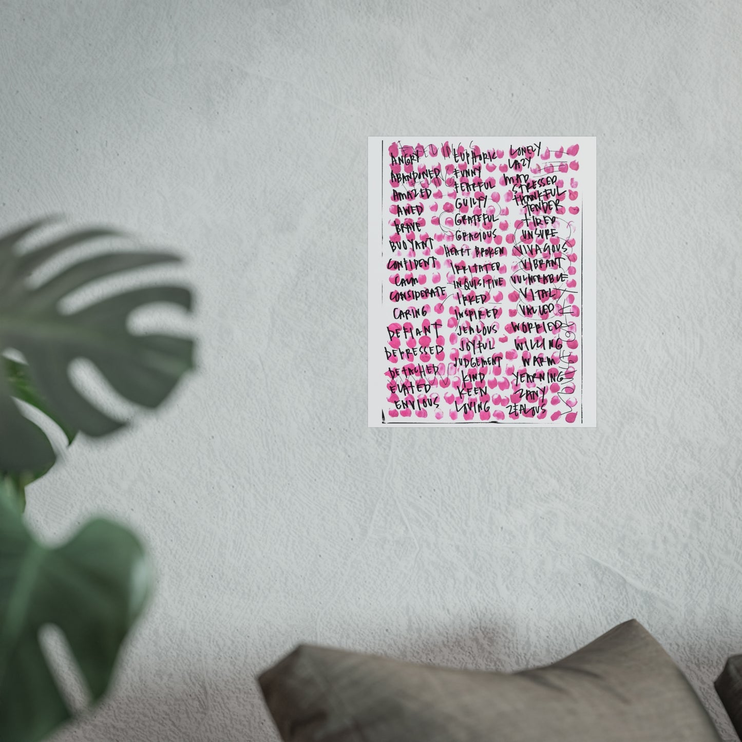 "Fingerprints and Feelings" Fine Art Poster