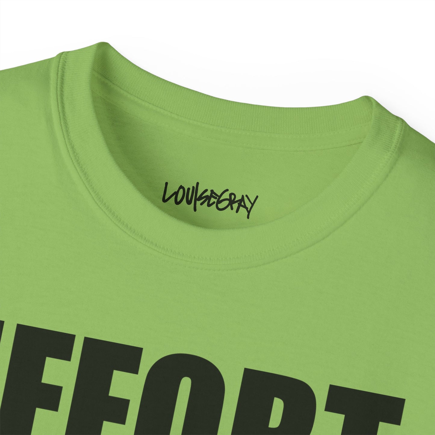 EFFORT IS THE FUTURE Ultra Cotton Slogan Tee