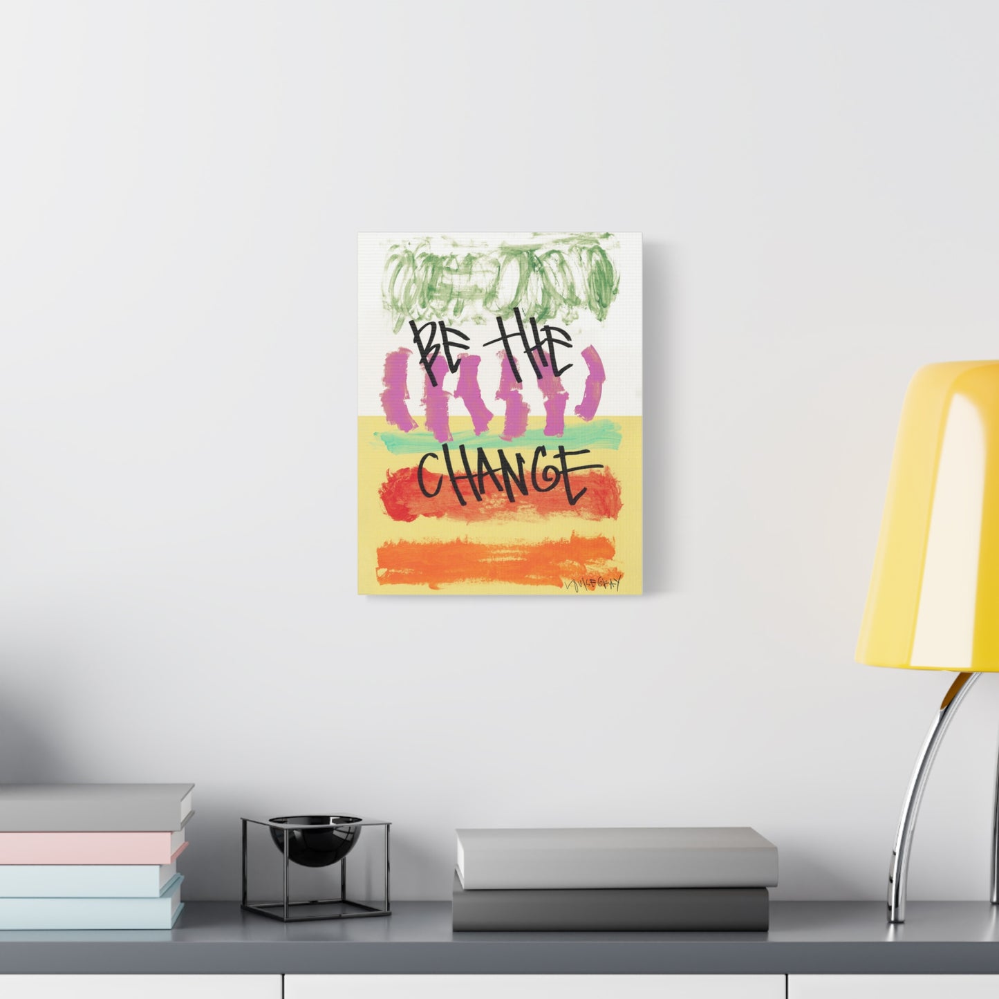 ‘Be The Change' Canvas Print