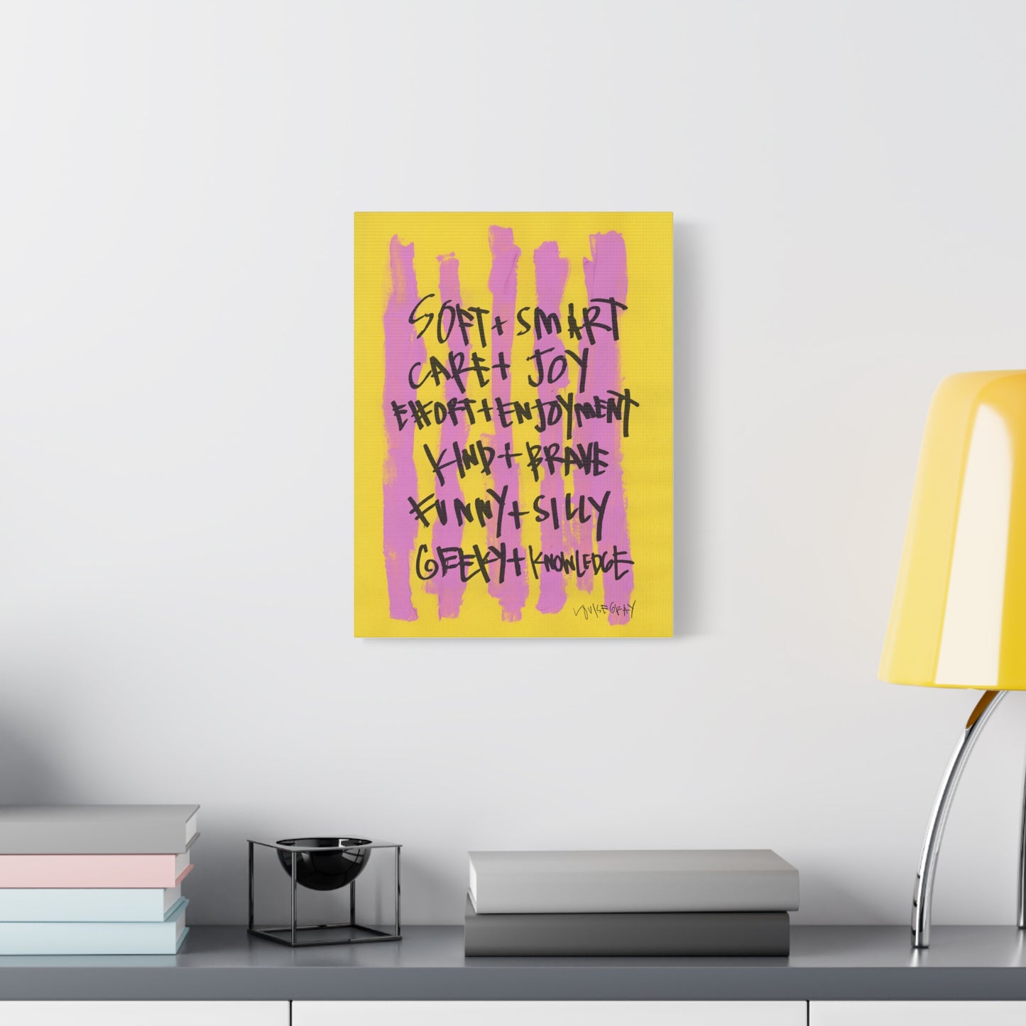 'Soft and Smart' Canvas Print