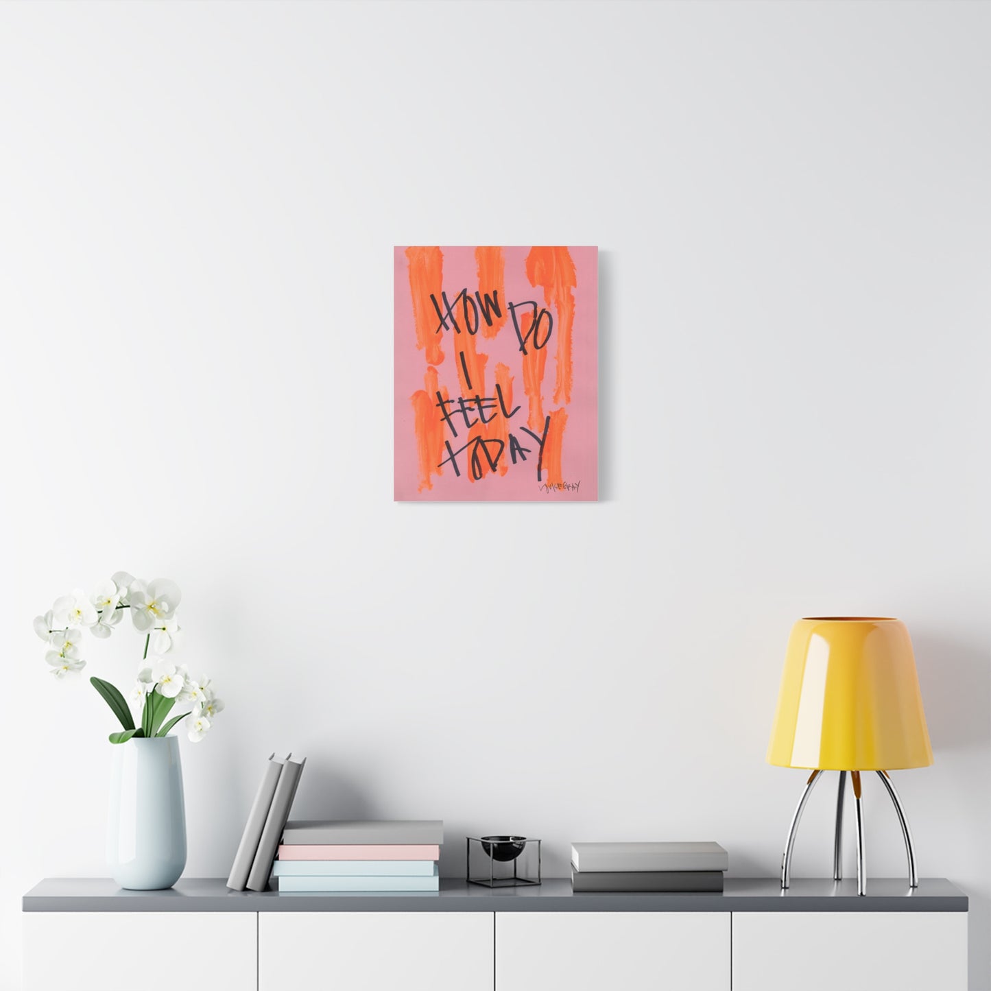 'How Do I Feel Today' Canvas Print
