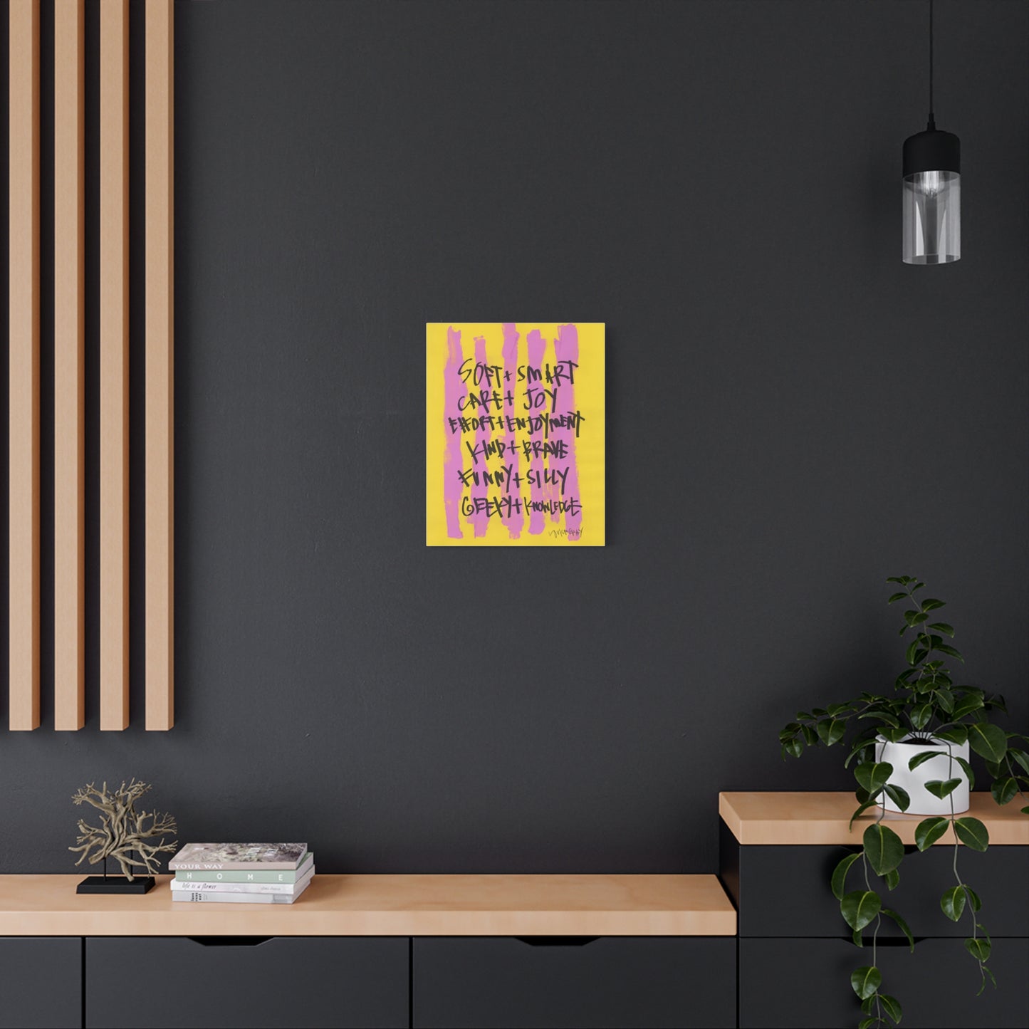 'Soft and Smart' Canvas Print