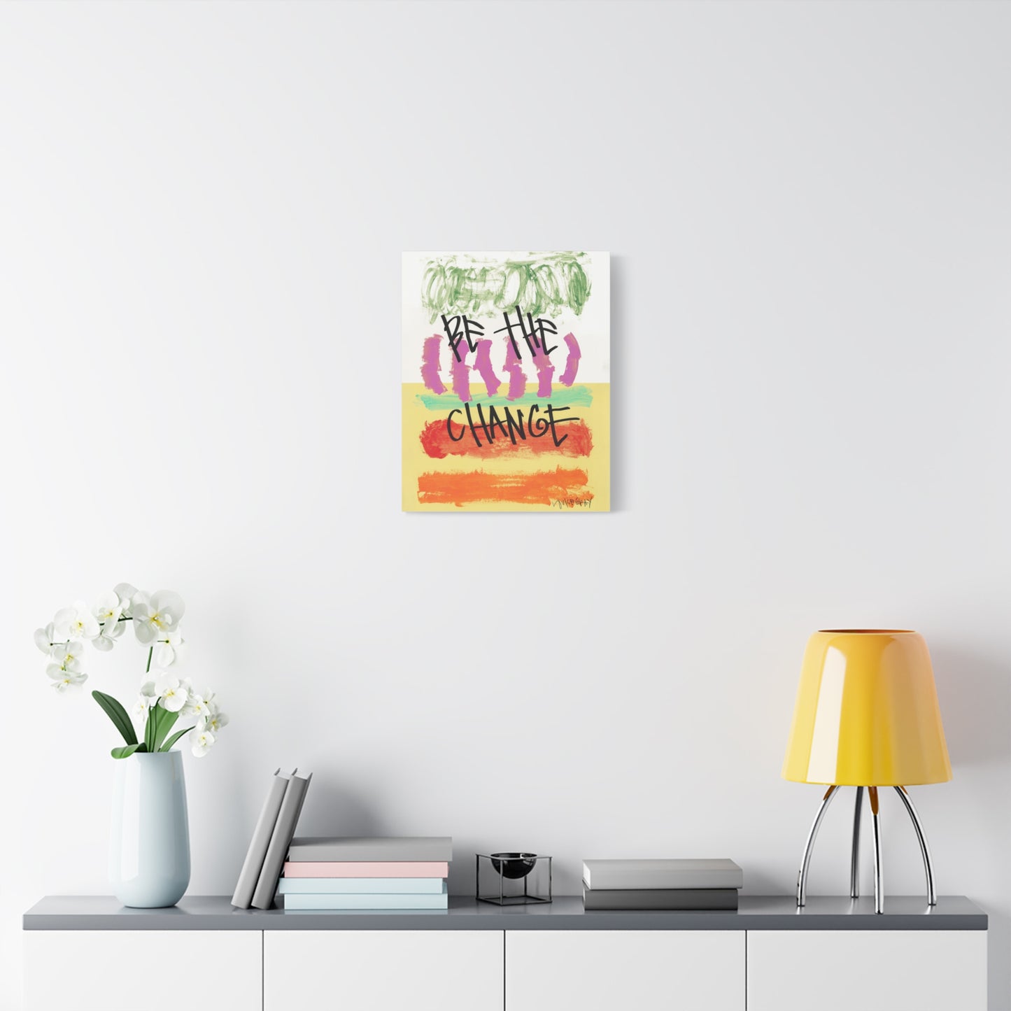 ‘Be The Change' Canvas Print