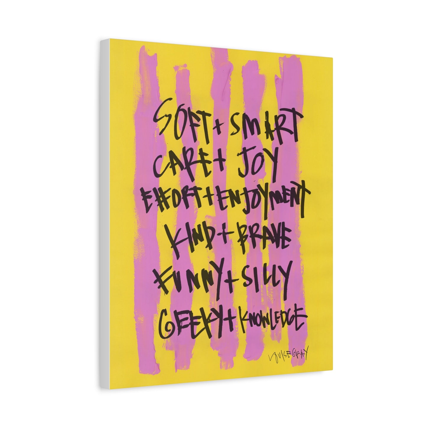 'Soft and Smart' Canvas Print