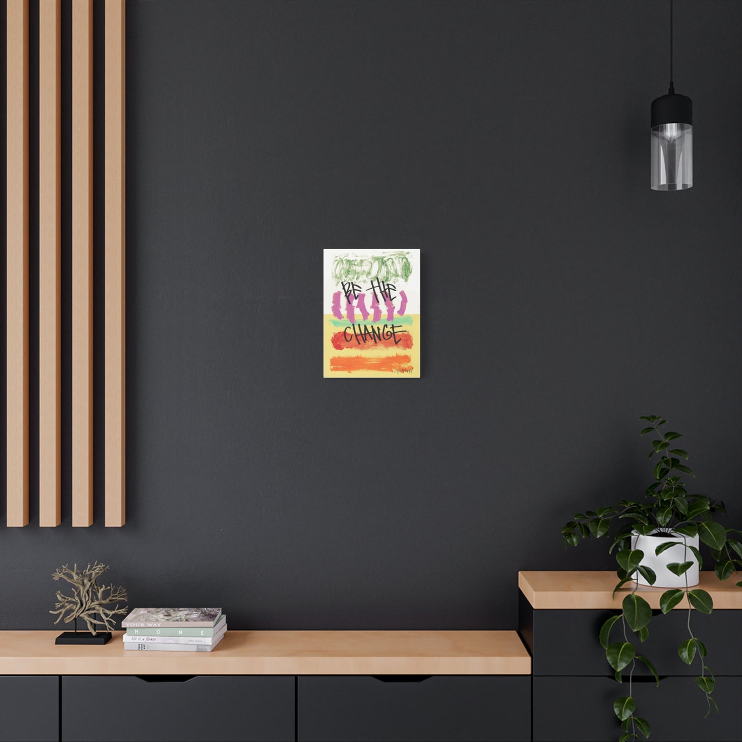 ‘Be The Change' Canvas Print