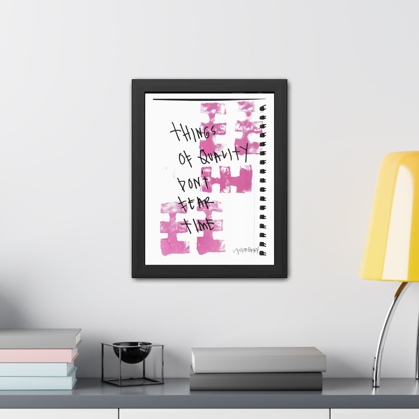 “Things Of Quality Don’t Fear Time” Framed Poster